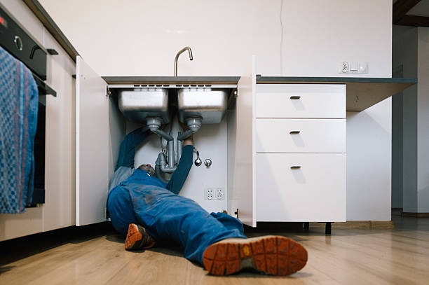 Professional Plumbing technician working in La Fayette, IL